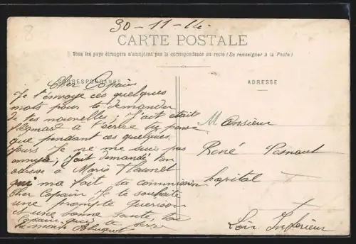 AK Senonches /E.-et-L., La Rue de Launay