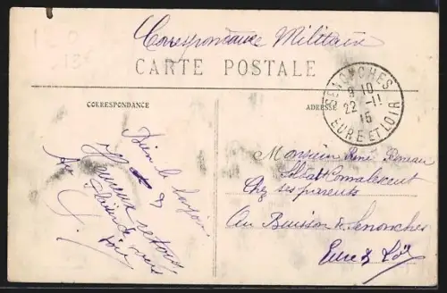 AK Senonches /E.-et-L., La Rue de Launay et le Vieux Château