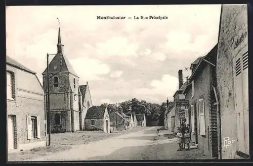 AK Montboissier, La Rue Principale