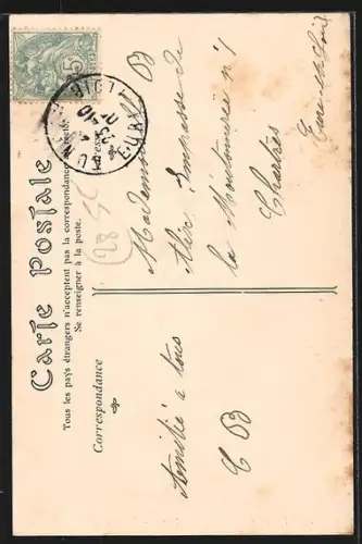 AK Saint-Léger-des-Aubèes, La Cour de Boulanger