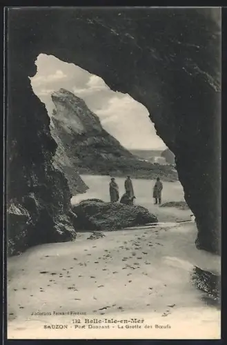 AK Sauzon /Belle-Ile-en-Mer, Port Donnant, La Grotte des Boeufs