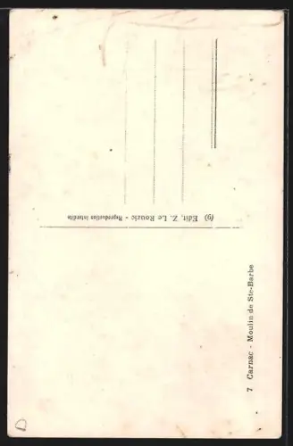 AK Carnac, Moulin de Ste-Barbe