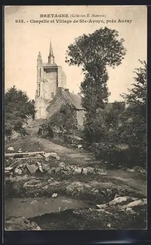 AK Ste-Avoye, Chapelle et village près Auray en Bretagne