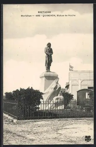 AK Quiberon /Morbihan, Statue de Hoche