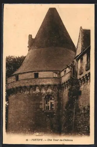 AK Pontivy, Une Tour du Château