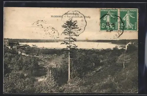 AK Ploërmel /Morbihan, Vue générale de l`Étang