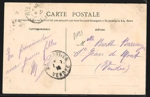 AK Noirmoutier /Vendée, Le Bois de la Chaise et la Plage des Dames