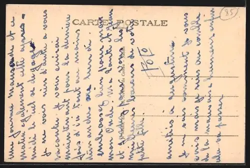 AK Noirmoutier /Vendée, L`Église St-Philbert dont certaines parties datent du XIIe siècle