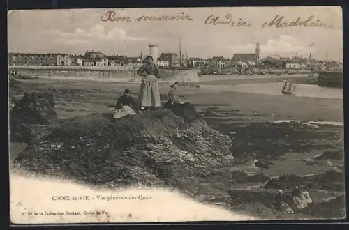 AK Croix-de-Vie, Vue générale des Quais