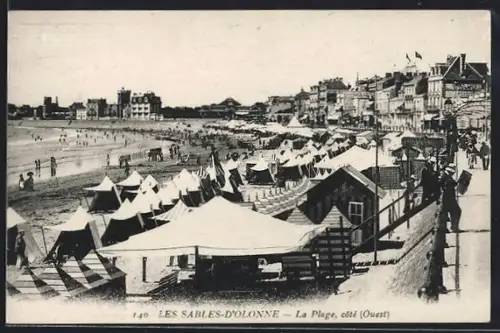 AK Les Sables-d`Olonne, La Plage, côté Ouest