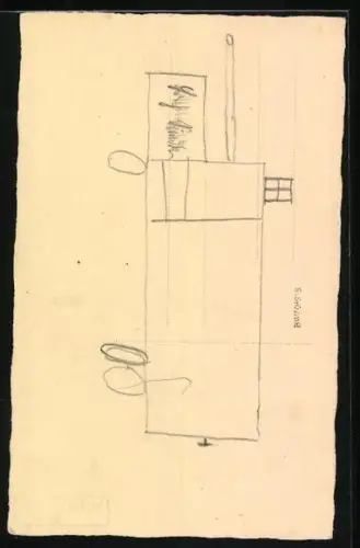 Foto-AK Kleines Mädchen mit Harlekinpuppe