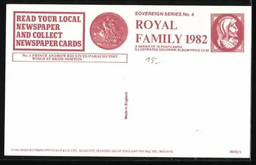 AK Prince Andrew receives parachutist wings at Brize Norton