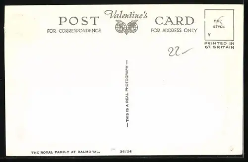 AK The Royal Family at Balmoral