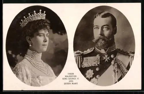 AK Their Majesties King George V. and Queen Mary