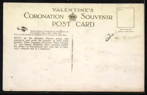 AK The royal family in their coronation robes