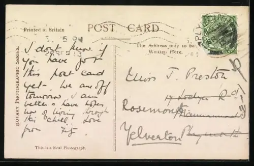 AK Prince Arthur of Connaught and his Fiancée the Duchess of Fife