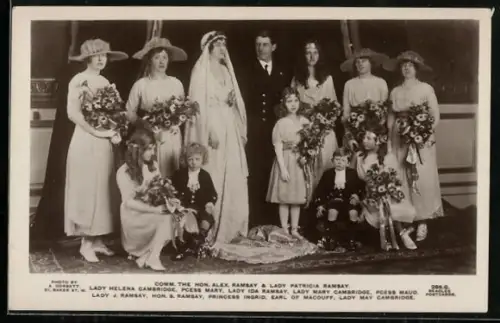 AK Comm. the hon. Alex, Ramsay & Lady Partricia Ramsay, Lady Helena Cambridge