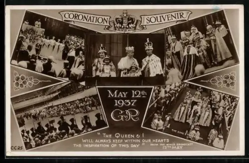 AK Die Krönung Georg VI. von England am 12. Mai 1937