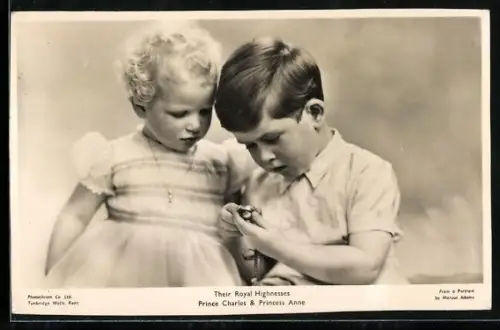 AK Their Royal Highnesses, Prince Charles and Princess Anne