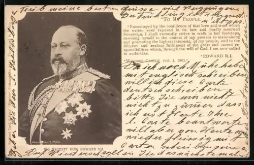 AK His Majesty King Edward VII.