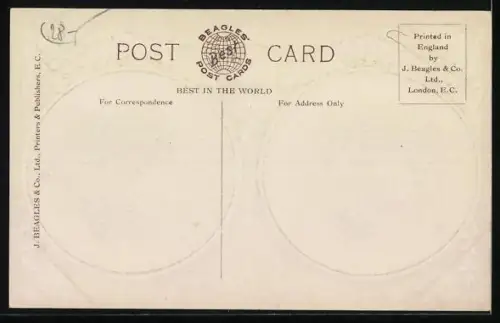 Präge-AK T.M. King George V. & Queen Mary in coronation robes