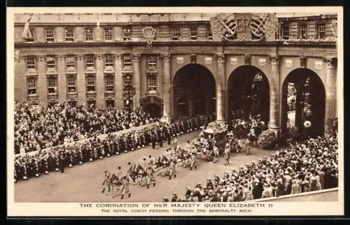AK London, Coronation of her Majesty Queen Elizabeth II., Admiralty Arch
