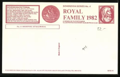 AK Princess Diana, shopping at Baltmoral