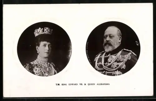 AK T.M. King Edward VII. & Queen Alexandra