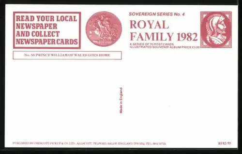 AK Prince William of Wales goes home