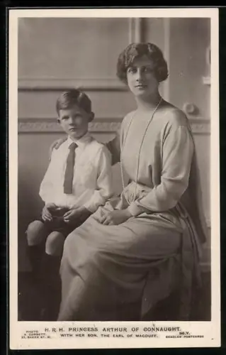 AK Princess Arthur of Connaught with her Son, the Earl of Macduff