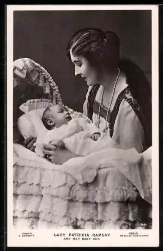 AK Lady Patricia Ramsay and her Baby Son