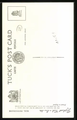 AK Prinzessin Anne als Kind in einem Garten