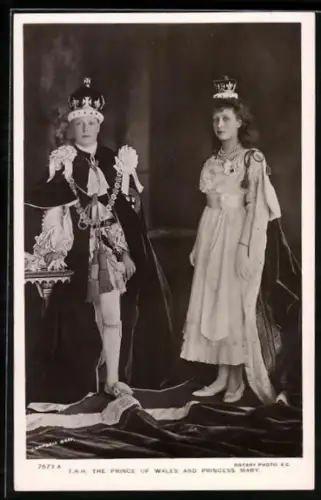 AK Prinz von Wales and Prinzessin Mary in formaler Amtskleidung