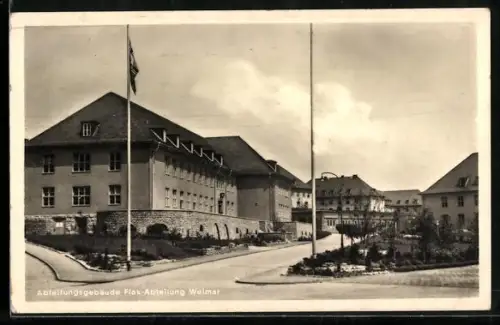 AK Weimar / Thüringen, Abteilungsgebäude der Flak-Abteilung