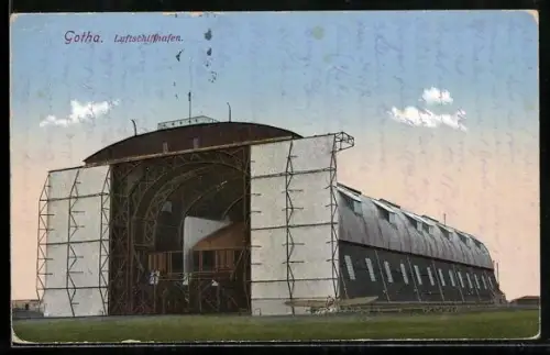 AK Gotha, Luftschiffhafen, Zeppelin