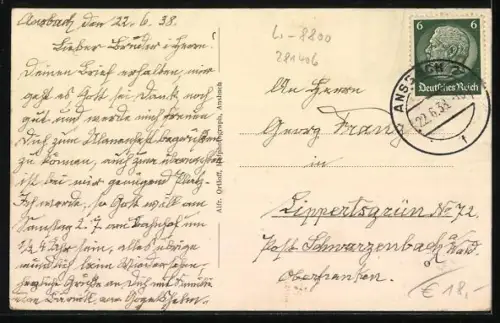 AK Ansbach / Bayern, Jugendkapelle des Turnvereins 1860 Ansbach, Leitung Obermusikmeister Betz