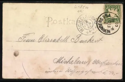 Künstler-AK Nürnberg, Schützenheim Winterslust im Schnee, Vestner Tor