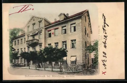 AK Nürnberg, Kurhaus Schmausenbuck