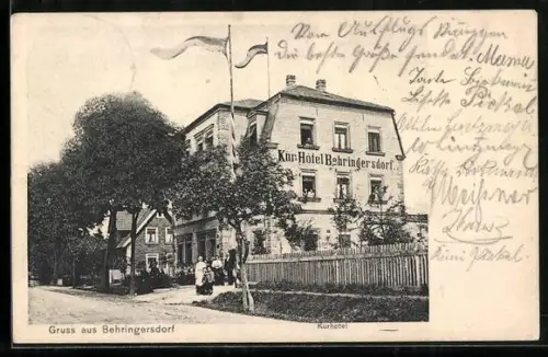 AK Behringersdorf, Blick auf das Kurhotel