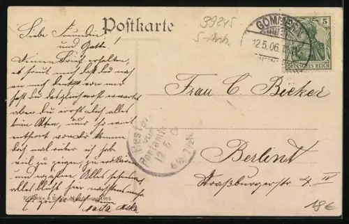 AK Gommern / Anhalt, Blick in die Breitestrasse mit Ausspannung