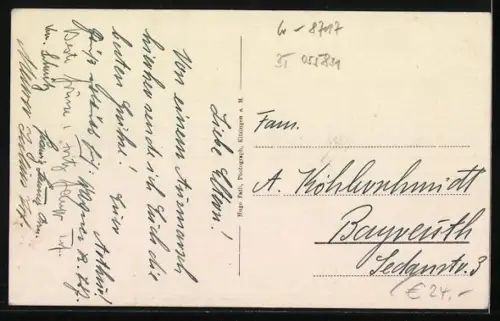 AK Mainbernheim, Gasthof zum goldenen Löwen, Inh. Otto Bauer