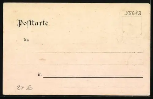 Lithographie Altenkirchen / Oberlahnkreis, Gasthaus von Chr. Weber, Pfarrhaus, Ortsansicht