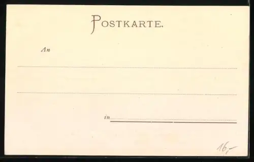 AK Augsburg, A. B. von Stetten`sches Töchter-Institut