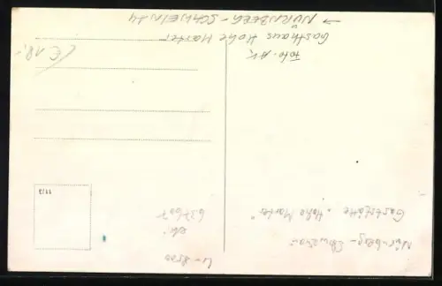 Foto-AK Nürnberg-Schweinau, Gasthof Hohe Marter