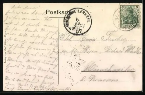 AK Langenfeld / Rheinland, Teilansicht mit Kirche, Alter Kirche und Gasthof von Ww. Langenfeld