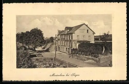 AK Marienborn bei Siegen, Gasthof, Bes. Thomas Leicht jr.
