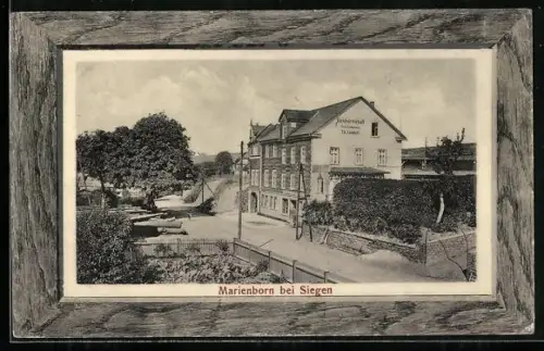 AK Marienborn bei Siegen, Gasthof Theodor Leicht jr.