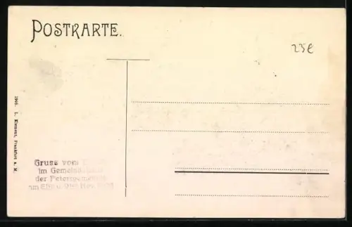 AK Frankfurt-Nordend, Gemeindehaus der St. Petersgemeinde, Marschnerstr. 3