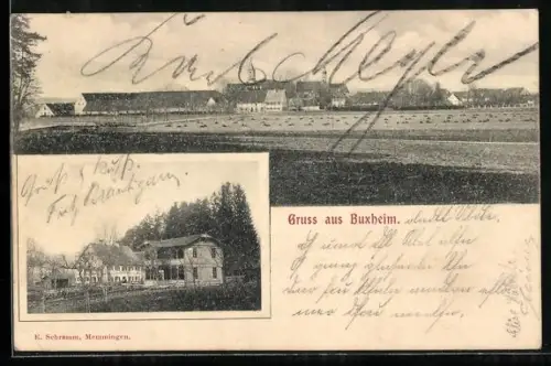 AK Buxheim / Iller, Gesamtansicht & Gutshof