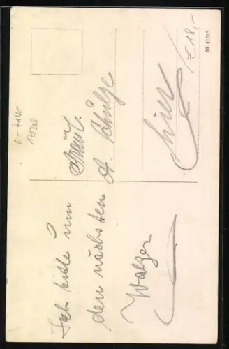 AK Wiederitzsch, Alter Gasthof, Innenansicht